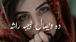 Da Wesal Tabiba Rasha  SlowedReverb viral pashto song pashto ghazal ️pashto new slowed song [upl. by Lederer]