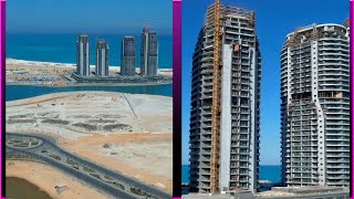 Beachfront Towers in New Alamein City ❤️ [upl. by Nahtanaoj]