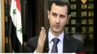 Syria President Bashar al Assad interview with al Manar May 30 2013 [upl. by Dedie]