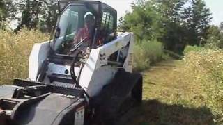 Bobcat Brushcat Rotary Cutter Attachment  Bobcat Equipment [upl. by Delfeena]