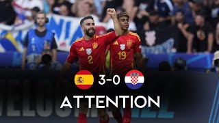 🇪🇸 ATTENTION À LA ROJA  ESPAGNE 3  CROATIE 0 [upl. by Madi]