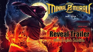 Minnal Murali English Reveal Trailer  with Subtitle  Tovino Thomas  Basil Joseph  Sophia paul [upl. by Nlyak]