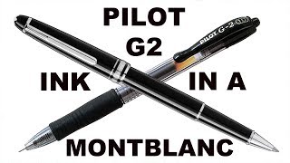 Montblanc Pen Gets Pilot Ink [upl. by Wilma]