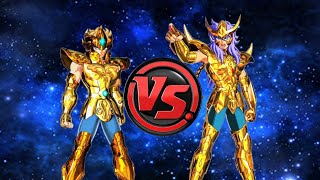 Los Caballeros del Zodiaco Alma De Soldados Aioria de Leo VS Milo de Escorpión [upl. by Kiona]