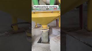 Hydrocyclone working principle Gypsum slurry fgd vbf shorts youtubeshorts [upl. by Nylleoj343]