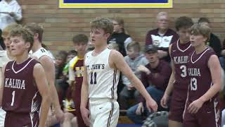 Kalida vs Delphos St Johns Boys Basketball 1222022 [upl. by Ahselef834]