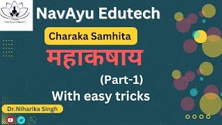 Charaka Samhita  Mahakashaya Part 1aiapget bams NavAyuedutech [upl. by Notnirb482]