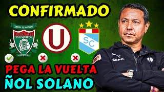 NOLBERTO SOLANO DIRIGIRÁ EN PERÚ POR PRIMERA VEZ [upl. by Apul]