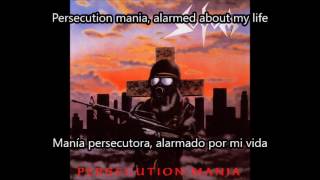 Sodom  Persecution Mania Lyrics y subtitulos en español [upl. by Butcher]