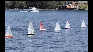 Jerwood vs Shuwalow in practice race before DF65 Globals [upl. by Chimene]