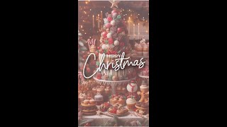 Christmas Jazz Music  Holiday Cooking  Twinkling Pastry Joy  Instrumental Christmas  Portrait TV [upl. by Hsakiv]