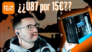 Neumann U87 Temu Clone  Unboxing amp Test en Español  dudi J [upl. by Fine]