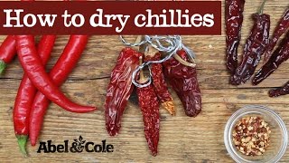 How to dry chillies  Abel amp Cole [upl. by Teirrah]