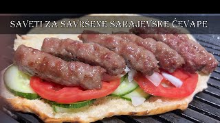 SAVETI ZA SAVRŠENE SARAJEVSKE ĆEVAPI  ORIGINALNI RECEPT 🔥 [upl. by Attennhoj]