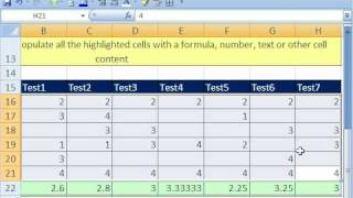 Highline Excel Class 25 Fix Problems amp Errors In Spreadsheet [upl. by Toback]