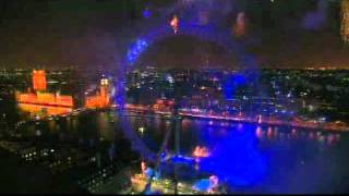 BBC1 New Year Live  2006 into 2007  Countdown and full fireworks Part 2 [upl. by Ravilob]