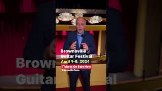 Dr Michael Quantz invites you to the Brownsville Guitar Festival April 46 2024 [upl. by Ing]