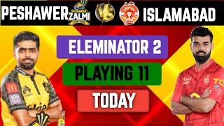 Peshawar Zalmi vs Islamabad United 2nd Eliminator Match Details Head to Head Record and Playing 11 [upl. by Skier]