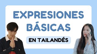 Aprende Tailandés Expresiones básicas [upl. by Henrion290]