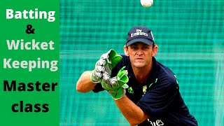 Batting and Wicket Keeping Masterclass with Adam Gilchrist  Cricket Tips [upl. by Freeland]