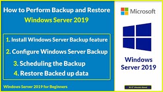 How to Perform Backup and Restore in Windows Server 2019 [upl. by Gruber]