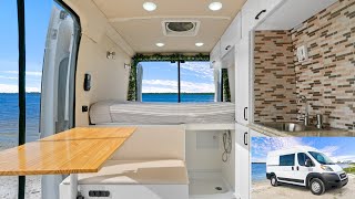 Ram Promaster 1500 Camper Conversion  Van Tour [upl. by Lehcim]