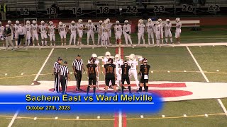 Sachem East Varsity Football vs Ward Melville  10272023  Plays Only [upl. by Rasia]