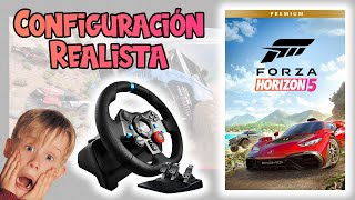 La MEJOR y más REALISTA configuración para Forza Horizon 5  FH5  Logitech g27  g29  g920  g923 [upl. by Elwaine]