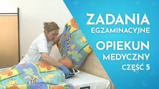 Egzamin Zawodowy Opiekun Medyczny  słanie prześcielanie łóżka z pacjentem  Szkoła Pascal [upl. by Niliram549]