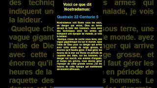 Short quatrain 22 Centurie 5 de Nostradamus [upl. by Nomihs218]