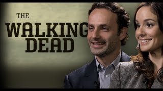 quotWalking Deadquot Stars Andrew Lincoln amp Sarah Wayne Callies Interview  Larry King Now  Ora TV [upl. by Wilhelm]