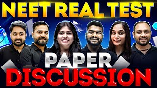 NEET Real Test  Paper Discussion  NEET 2024 [upl. by Meekah7]