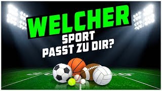 Welche Sportart passt zu dir Der große Sport Test [upl. by Etiragram431]