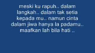 Opick  Rapuh Lirik [upl. by Kerad]