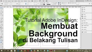 Tutorial Adobe InDesign  Background di Belakang Tulisan [upl. by Haroppiz364]