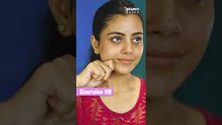 3 easy exercise for sharper Jawline jawline exercise faceexercise [upl. by Demahom]