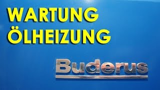 Buderus Heizung Wartung [upl. by Ravert]