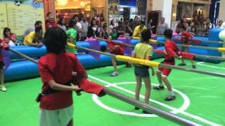 Final Human Foosball League  Kids Category [upl. by Atnim295]