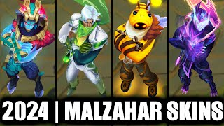 ALL MALZAHAR SKINS SPOTLIGHT 2024  League of Legends [upl. by Shing363]