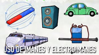 APRENDE EN CASA USO DE IMANES Y ELECTROIMANES VIDEO CON EXPLICACION [upl. by Adnole386]