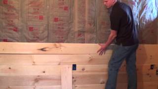 Tongue and Groove Paneling Intall Video [upl. by Page21]