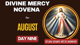 DIVINE MERCY NOVENA for AUGUST 2024 NINE  🙏Divine Mercy novena day 9 [upl. by Reginauld]