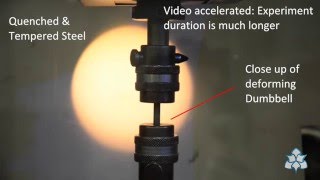 Tensile Testing of Polymers and Metals  MMU [upl. by Vivl815]