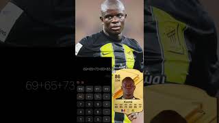 N Golo Kante 😁🇨🇵 FC24 Card True Rating shorts humble kante fc24 [upl. by Taima]