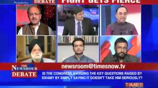 Times Now News hour Debate Dr Subramanian Swamy vs Rahul Gandhi [upl. by Auhs]