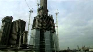 Construction of The Shard London Bridge Tower Timelapse [upl. by Noremak]