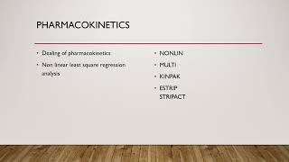 Module 3 Lecture 4 Pharmacokinetics [upl. by Jacquenetta]