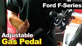 Ford F250F350Excursion Adjustable GasAccelerator Pedal amp Position Sensor [upl. by Nellek]