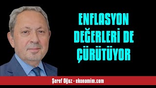 ŞEREF OĞUZ ENFLASYON DEĞERLERİ DE ÇÜRÜTÜYOR  SESLİ KÖŞE YAZISI [upl. by Aerdua]