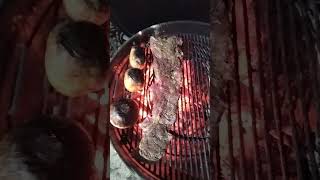 Hoy tocó arrachera ya saben que no falte la cheve carneasada arrachera carneazada campodetiro [upl. by Florence]